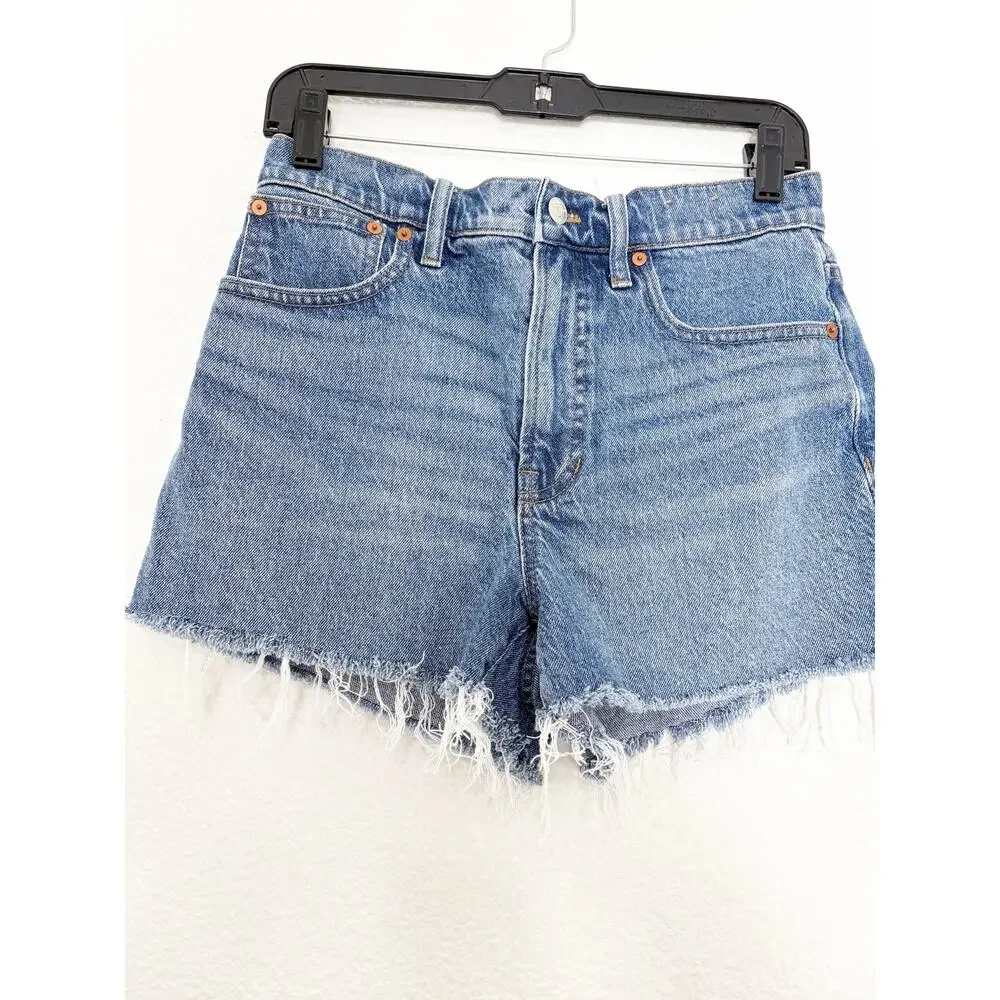 Madewell The Perfect Jean Short Size 27 in Burnett Wash Tencel Lyocell ND180